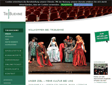Tablet Screenshot of kultur-tribuehne.de